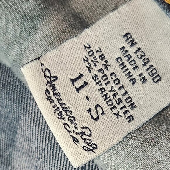 American Rag Women's Blue Denim Bootcut Medium Wash Jean Size 11 S Lot A - Picture 3 of 7